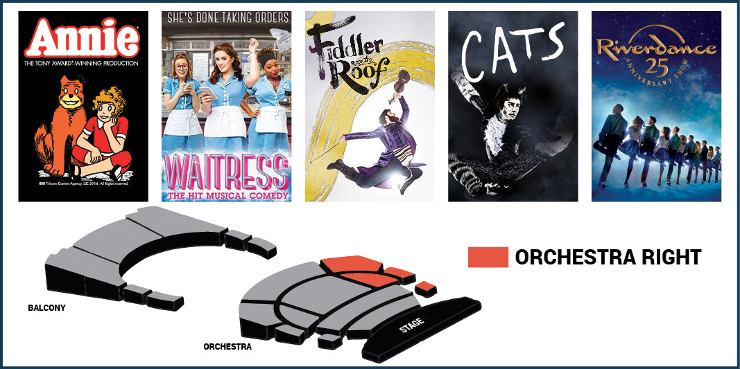 Broadway Series Platinum - Orchestra Right