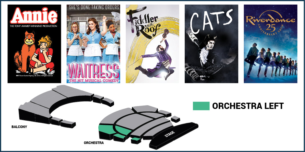 Broadway Series Platinum - Orchestra Left