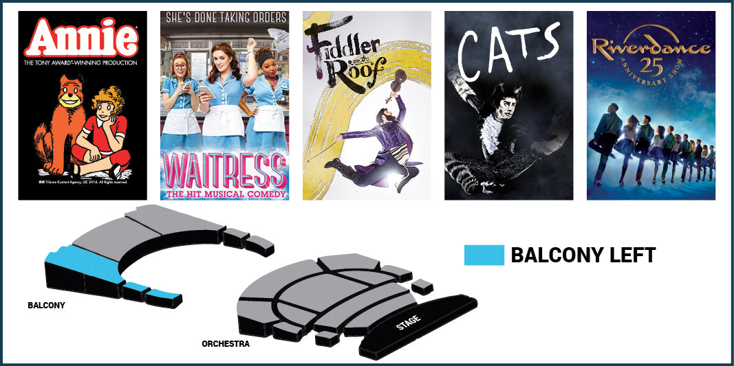 Broadway Series Platinum - Balcony Left